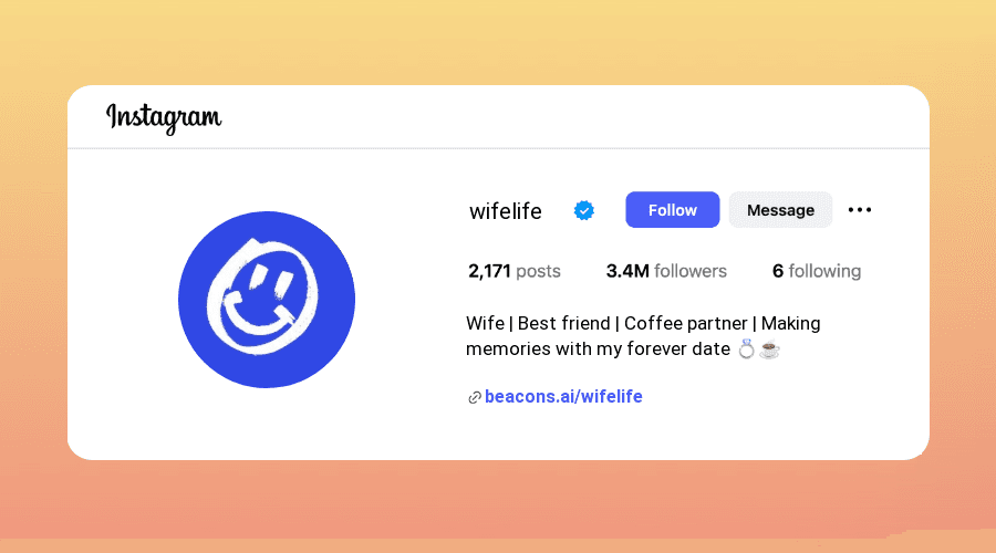 Instagram Bios for Wives ideas and examples