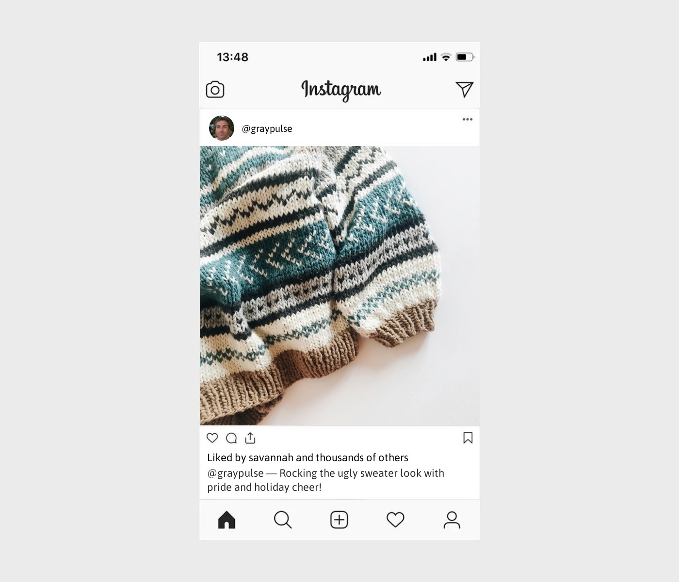 ugly-sweater-captions-for-instagram