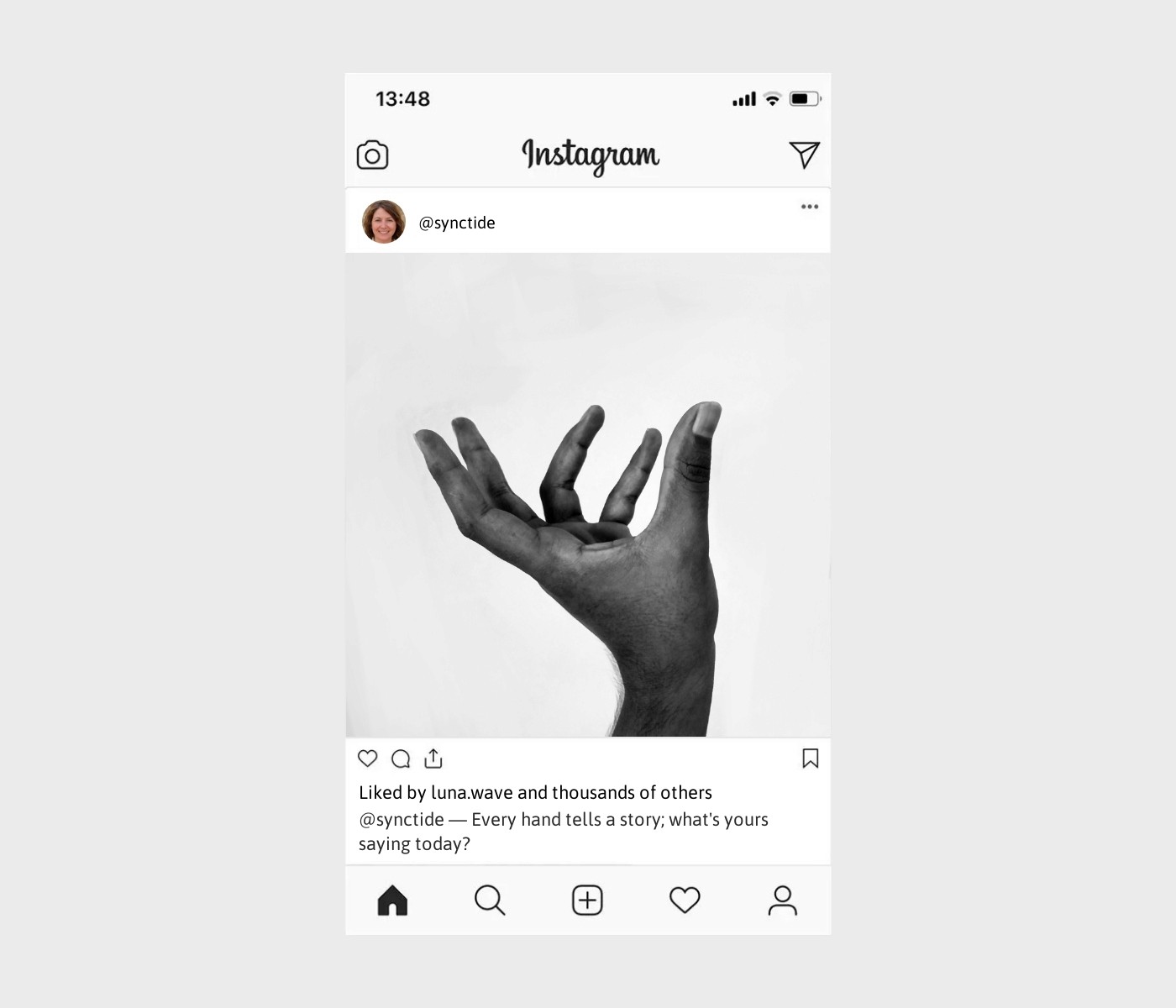 hand-captions-for-instagram