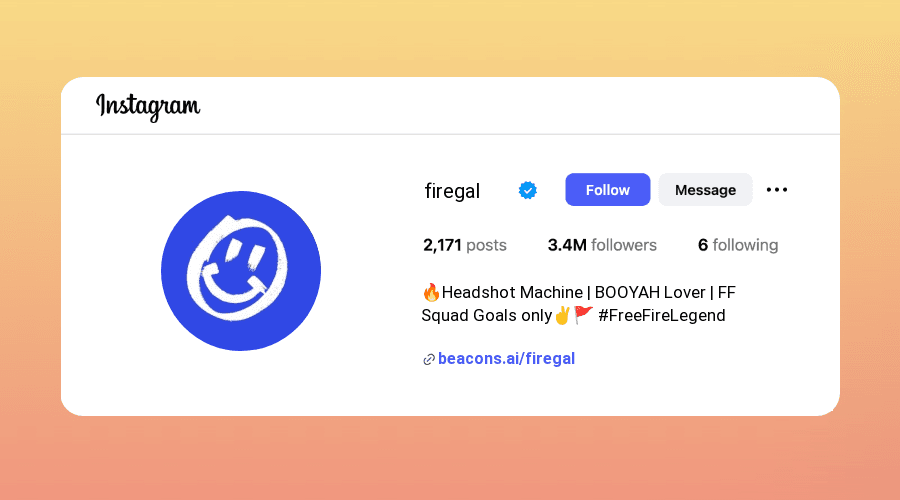 Free Fire Instagram Bios ideas and examples