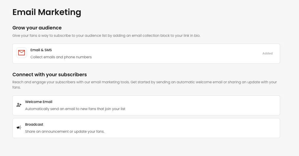 Beacons email marketing