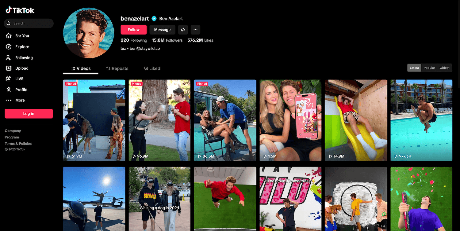 Ben Azelart Bio: Age, Family & Facts - My Framer Site