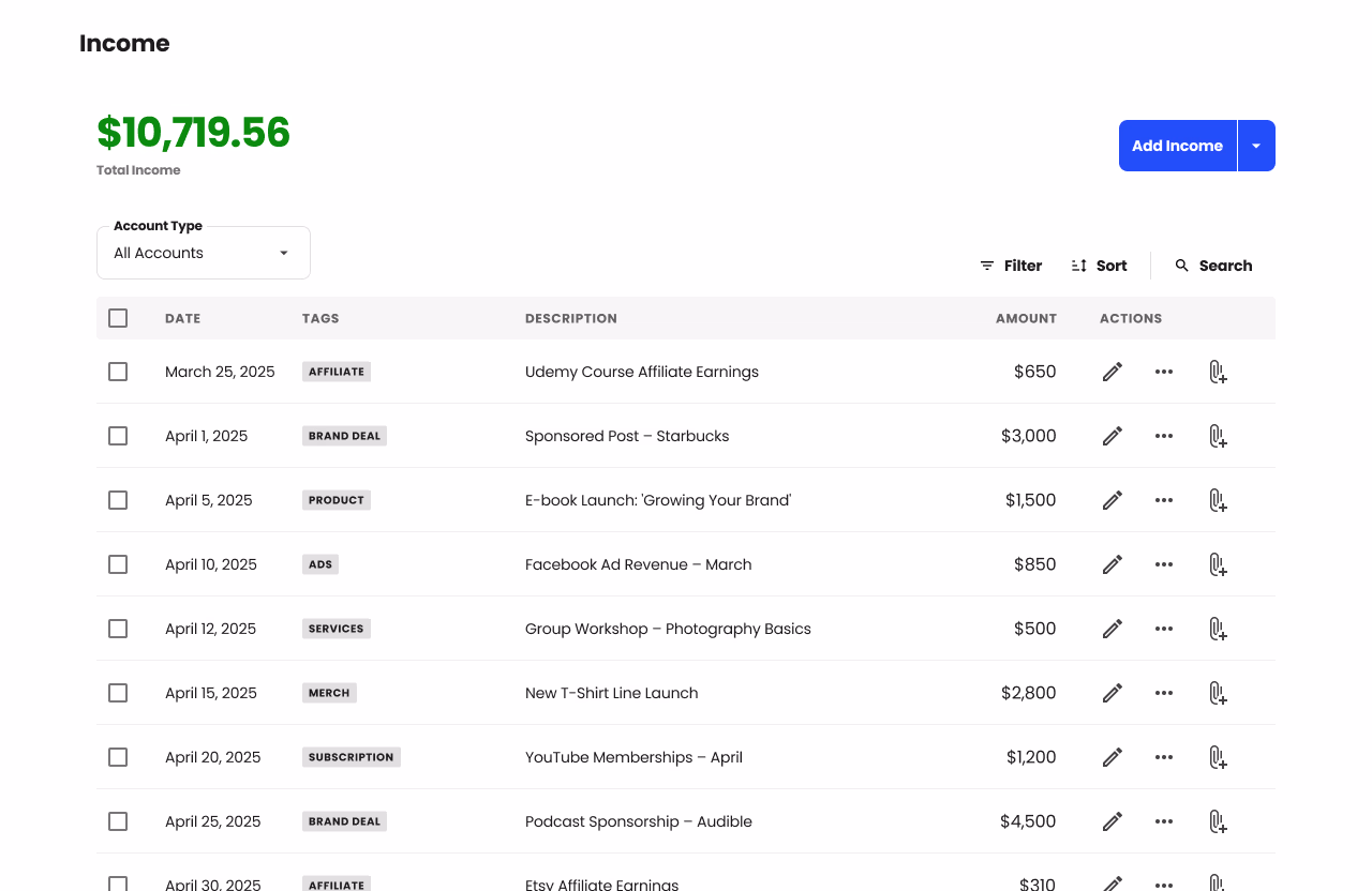 Business dashboard showing revenue, deals, customer list, growth chart, and new activity. 