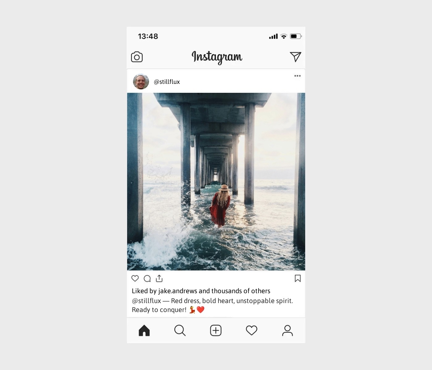 red-dress-captions-for-instagram