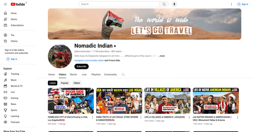 Top 10 Indian Travel Youtubers to Watch in 2025 - My Framer Site