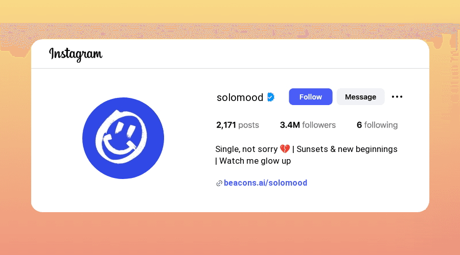 Breakup Instagram Bios design