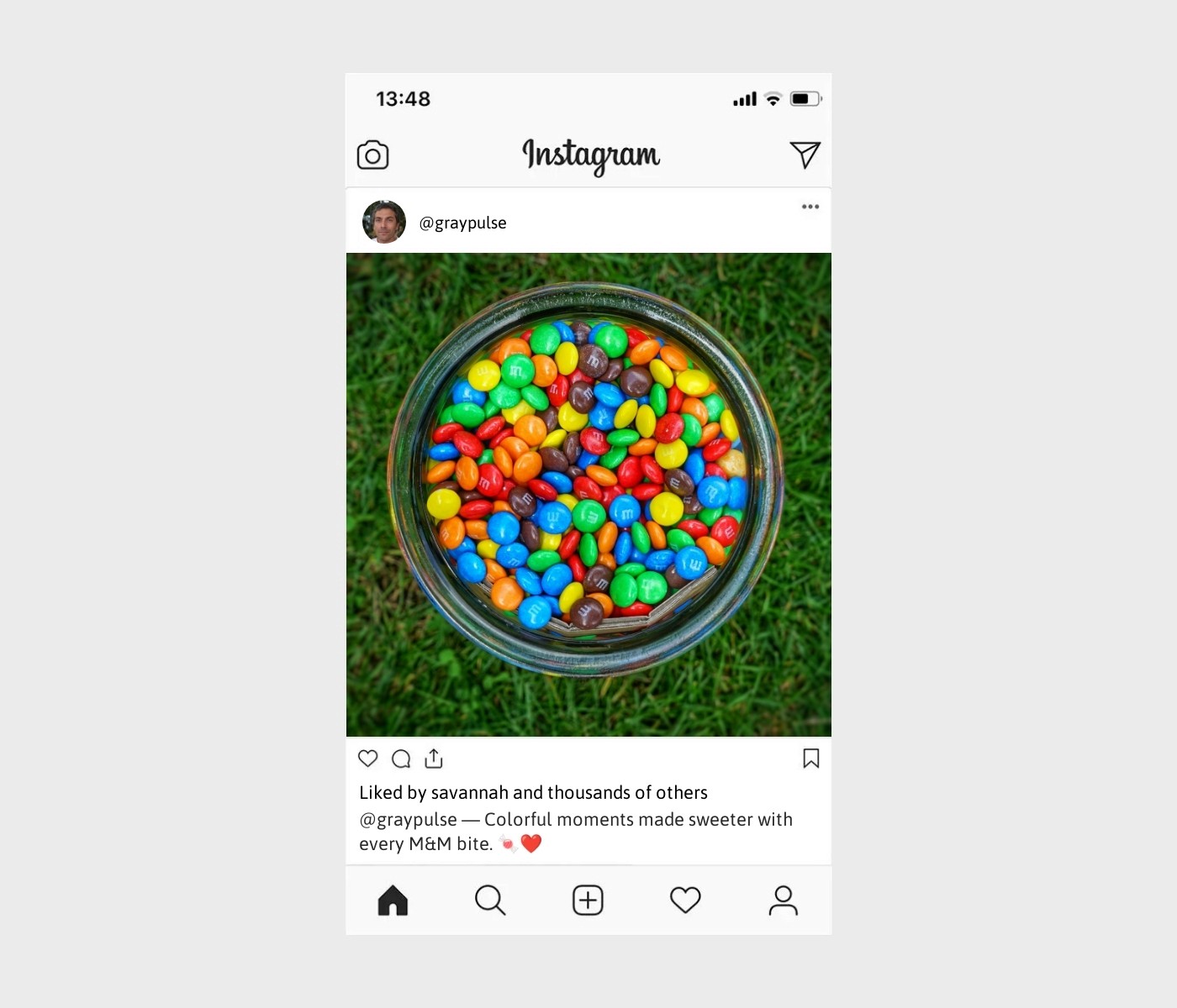 m-and-m-captions-for-instagram