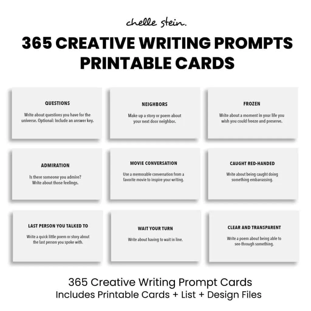 Writing prompts