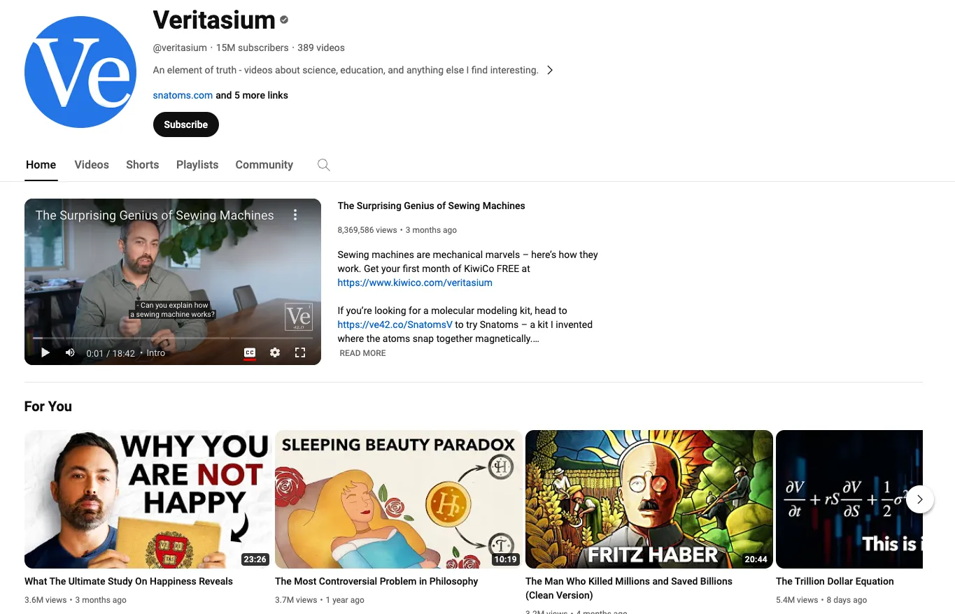 top youtube influencer channel