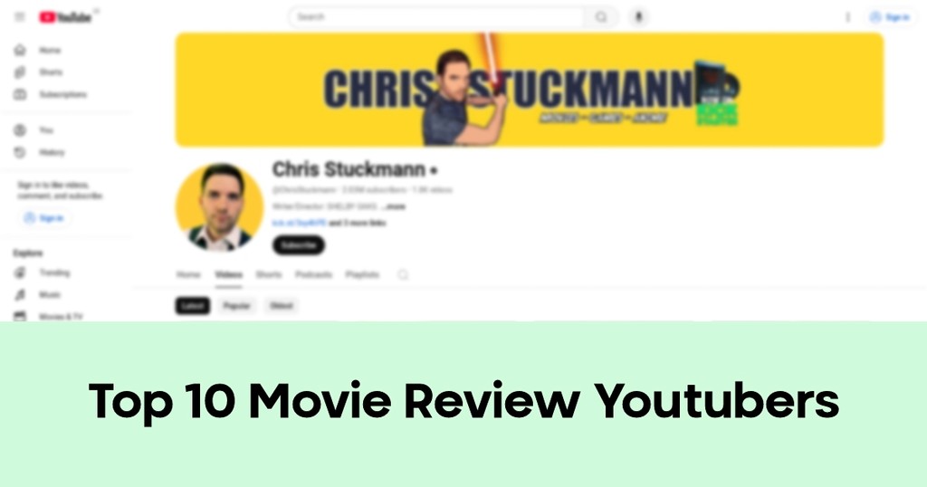 Top 10 Movie Review Youtubers to Watch in 2025 - My Framer Site