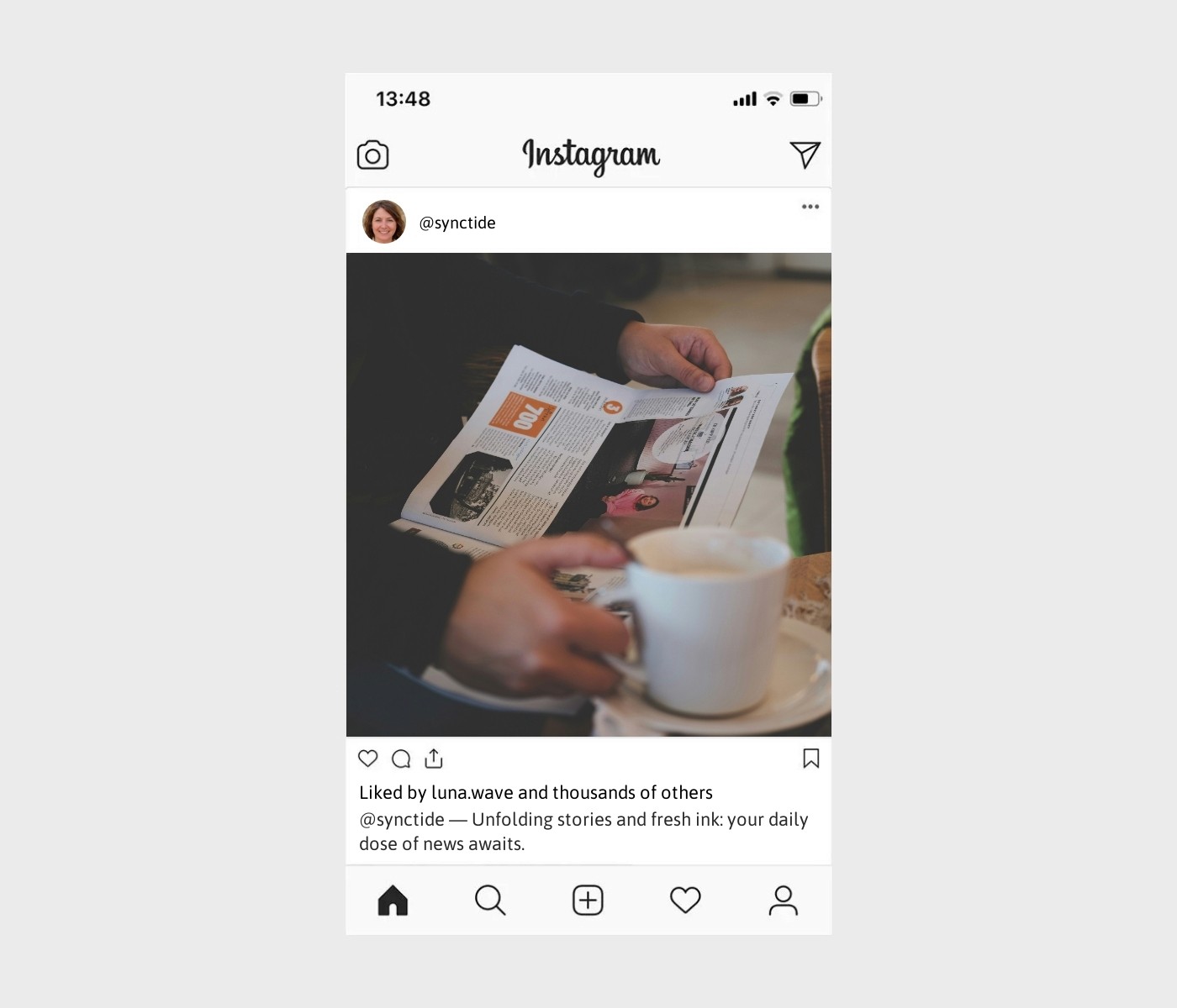 newspaper-captions-for-instagram