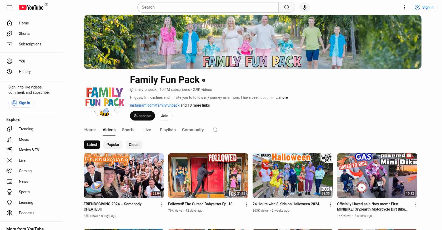 Top 10 Parenting Youtubers to Watch in 2025 - My Framer Site