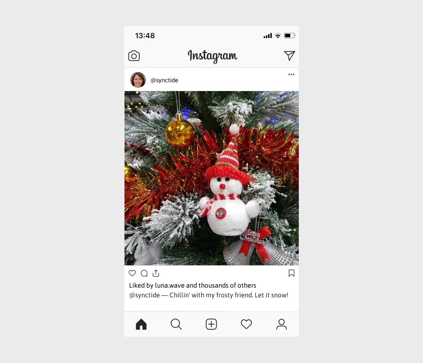 snowman-caption-for-instagram