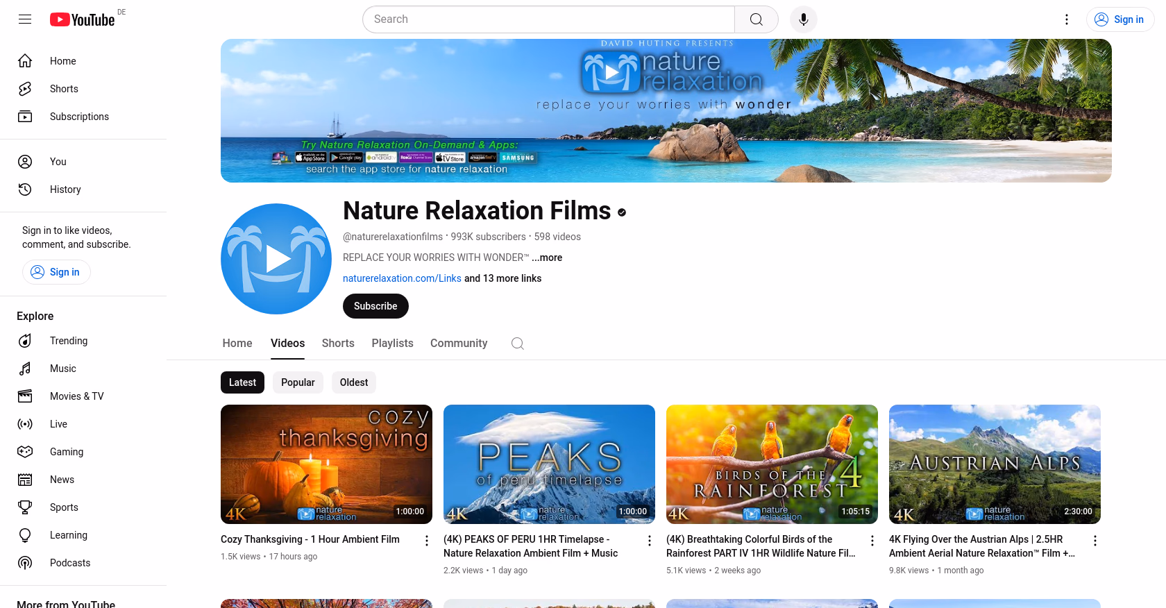 Top 10 Nature Youtubers to Watch in 2025 - My Framer Site