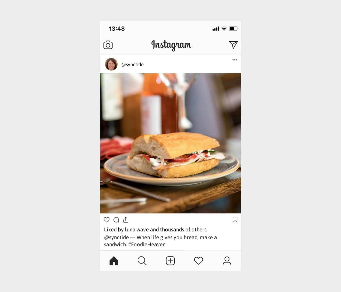 sandwich-captions-for-instagram