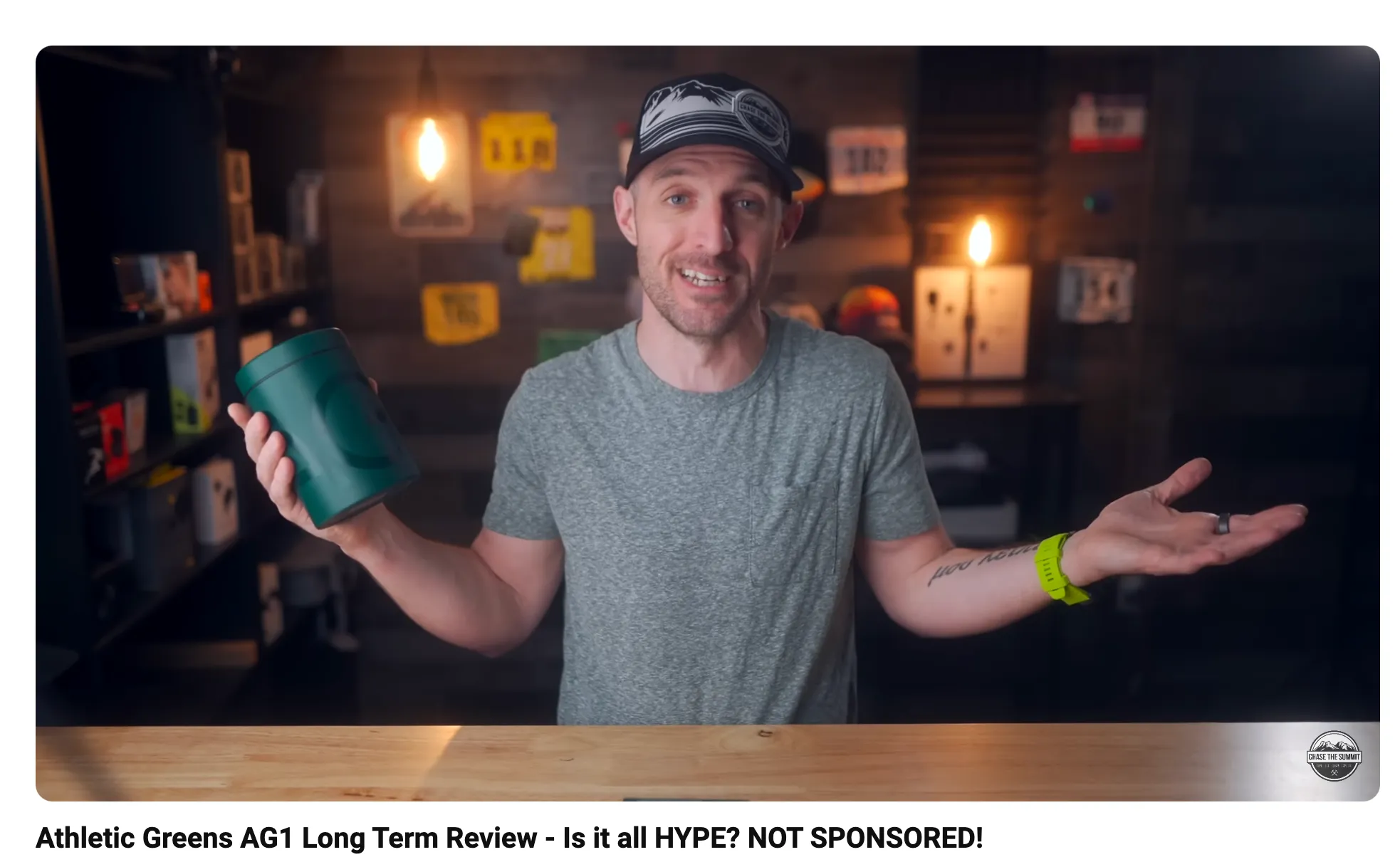 UGC creator review of Athletic Greens