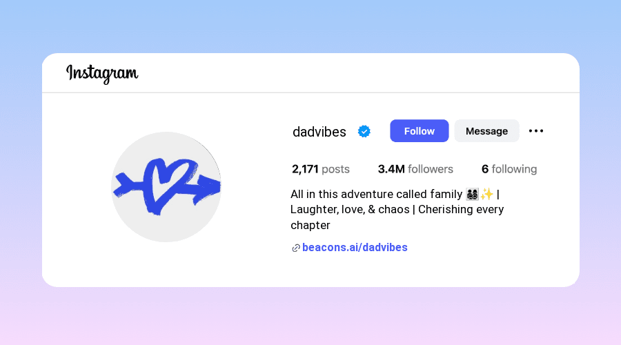 Family Instagram Bios design