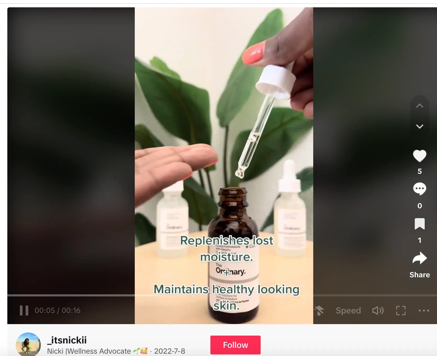 a UGC creator reviews The Ordinary