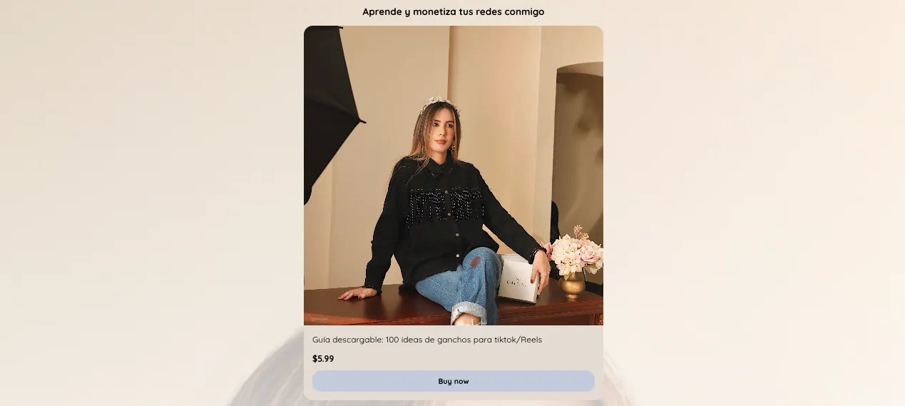 Content idea list for sale on a Beacons Store