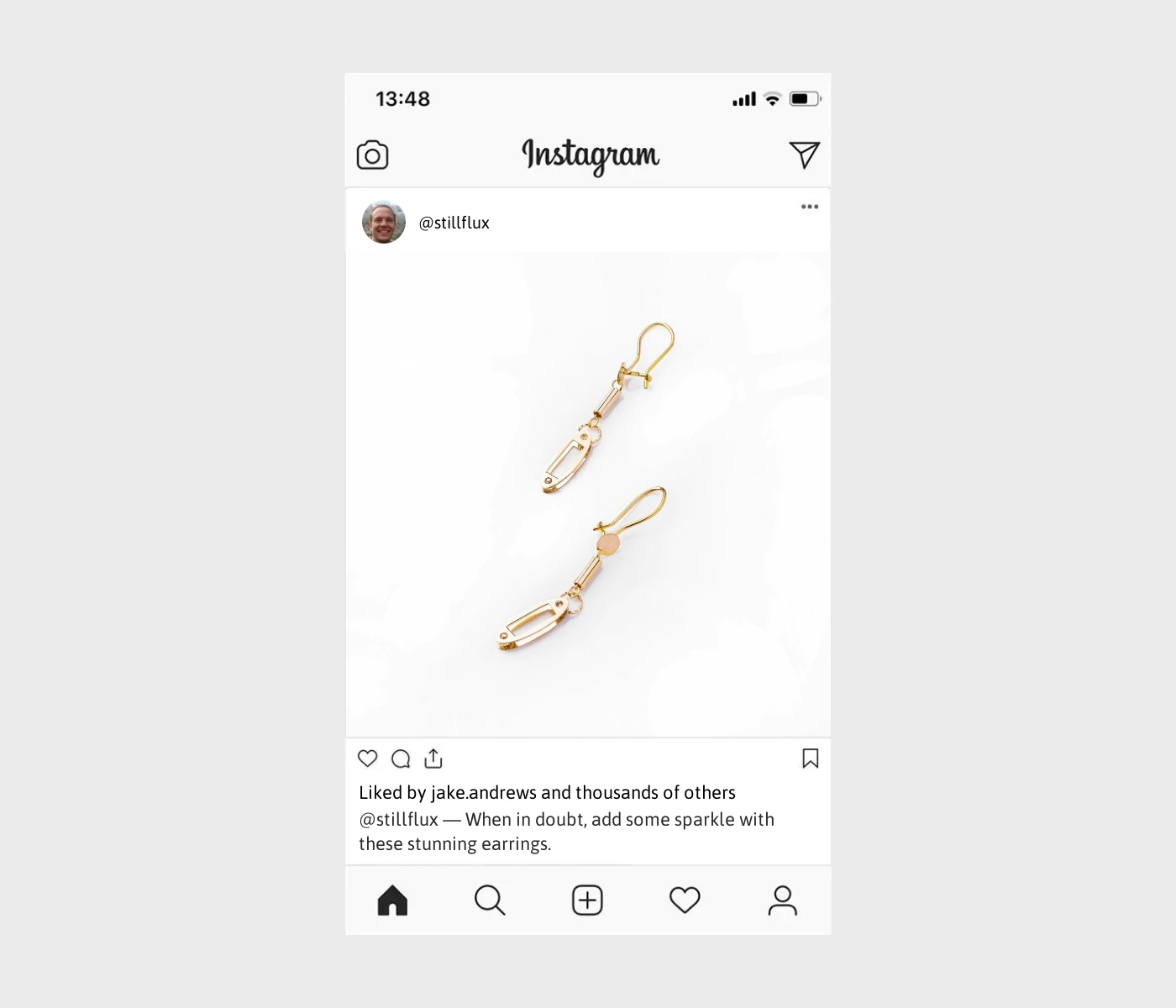 earrings-captions-for-instagram