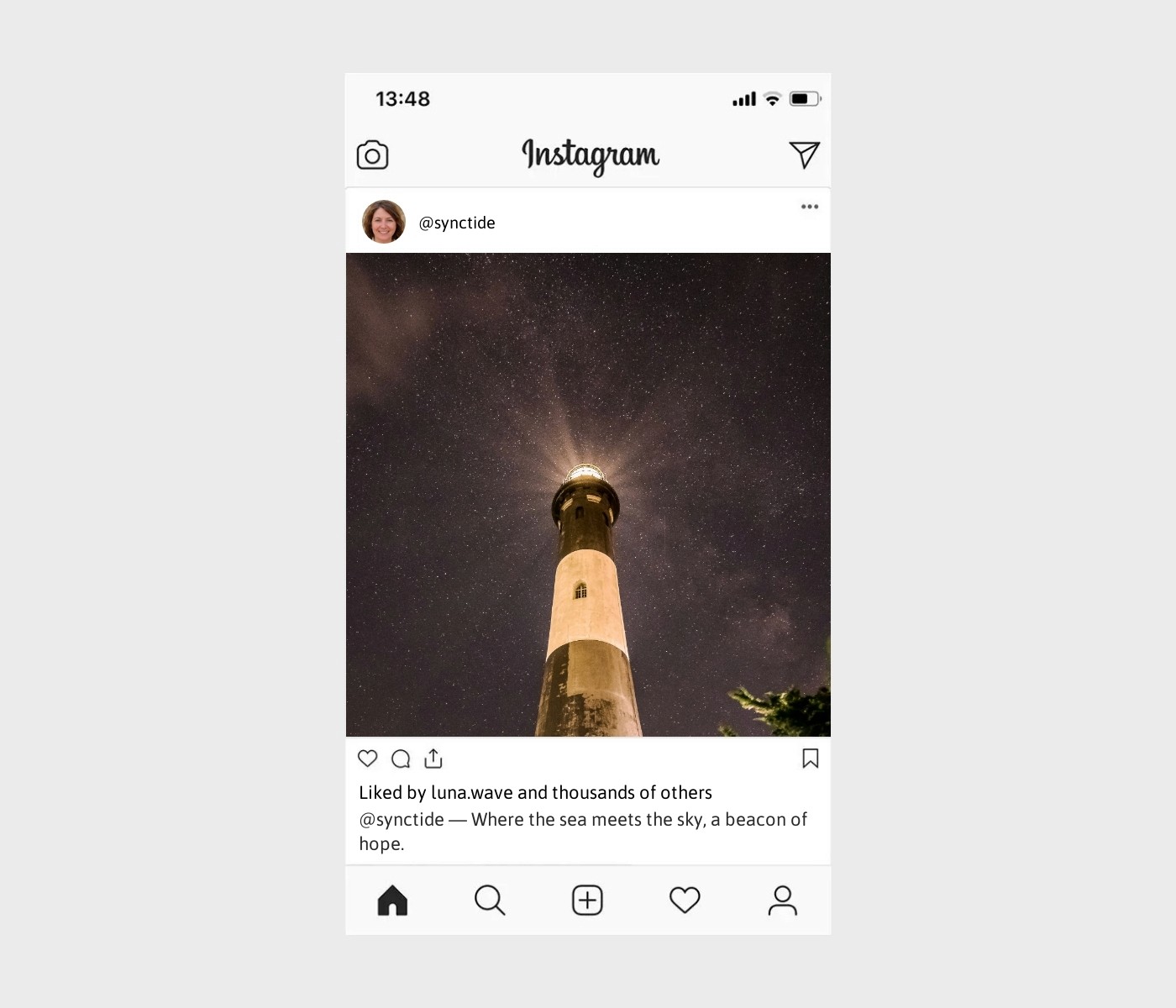 lighthouse-captions-for-instagram