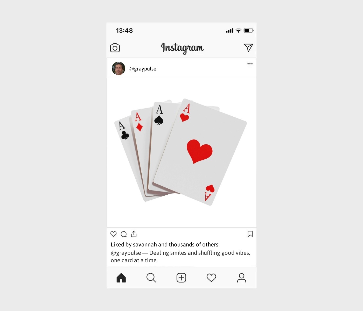playing-cards-captions-for-instagram