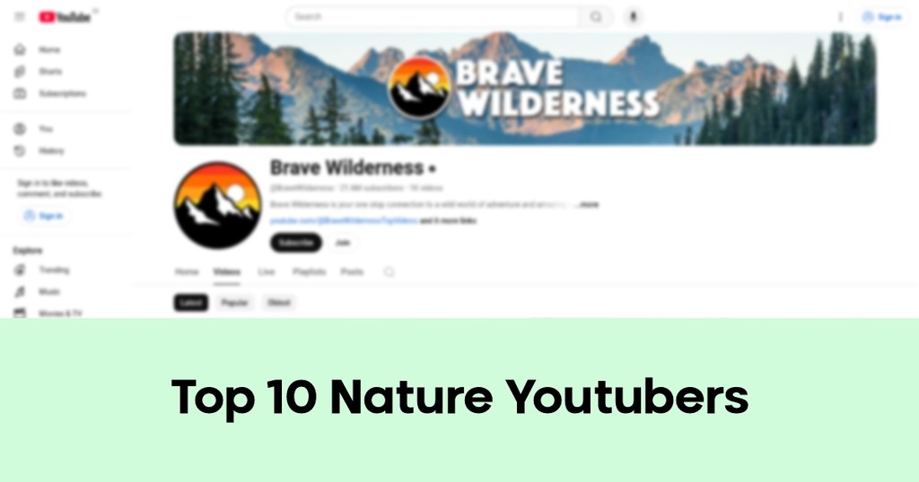 Top 10 Nature Youtubers to Watch in 2025 - My Framer Site