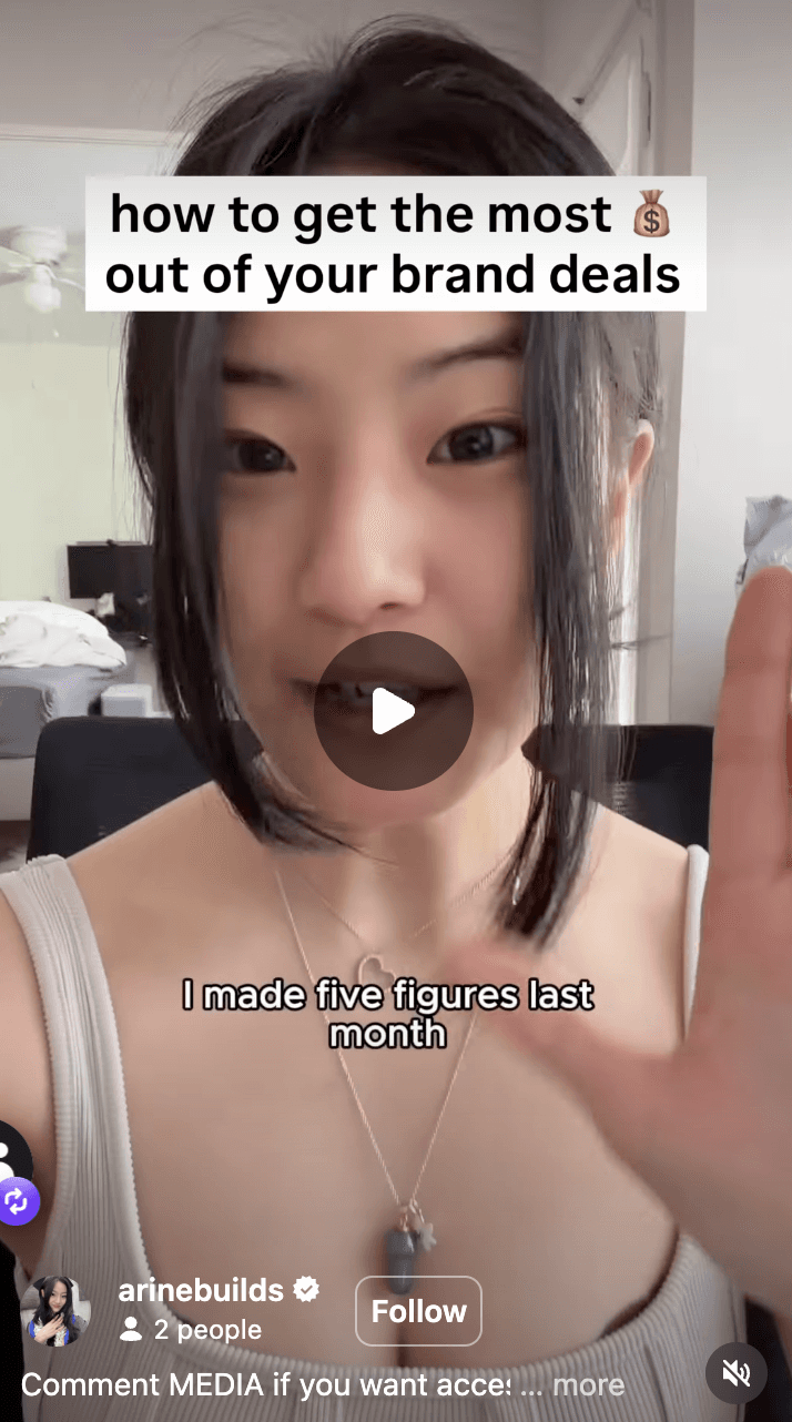 Instagram video preview