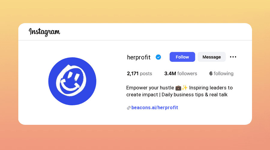 Business Instagram Bios design