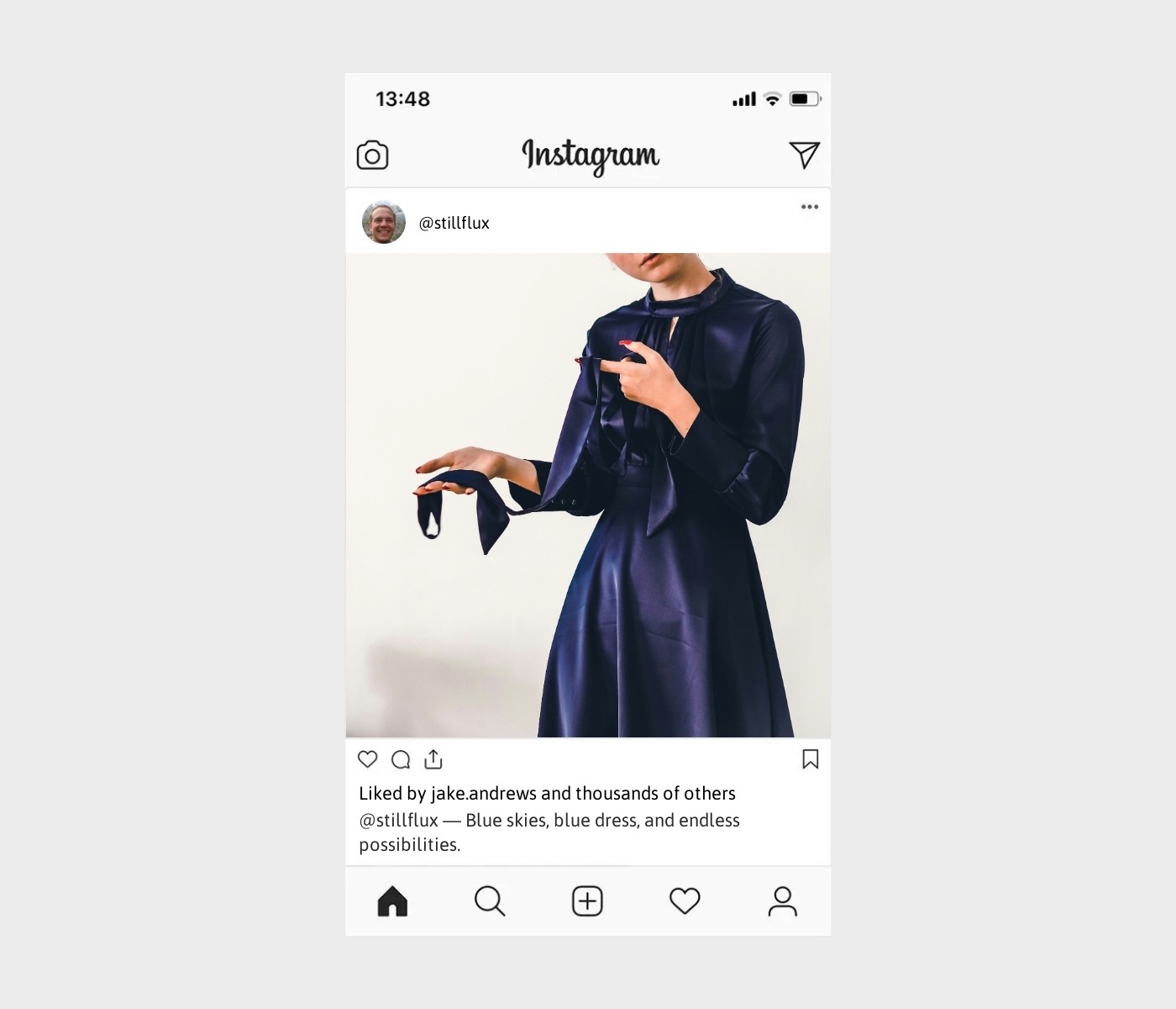 blue-dress-captions-for-instagram