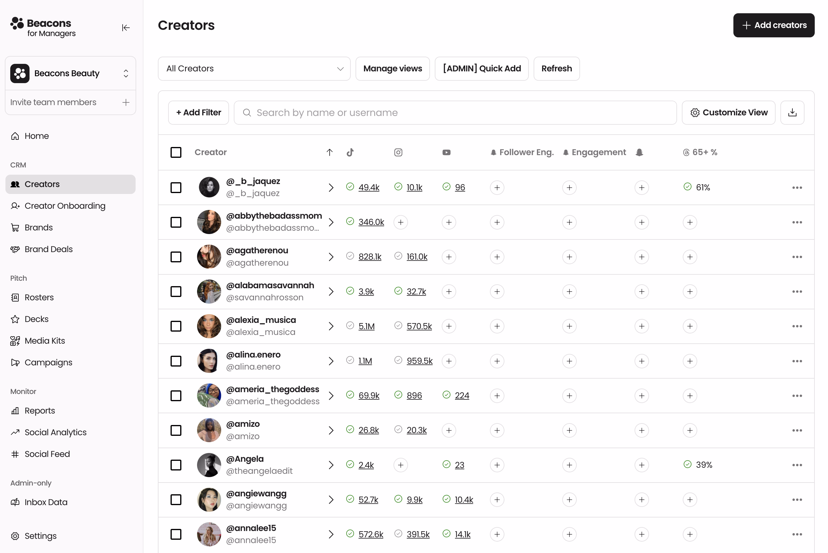 An image of Dreelio's dashboard