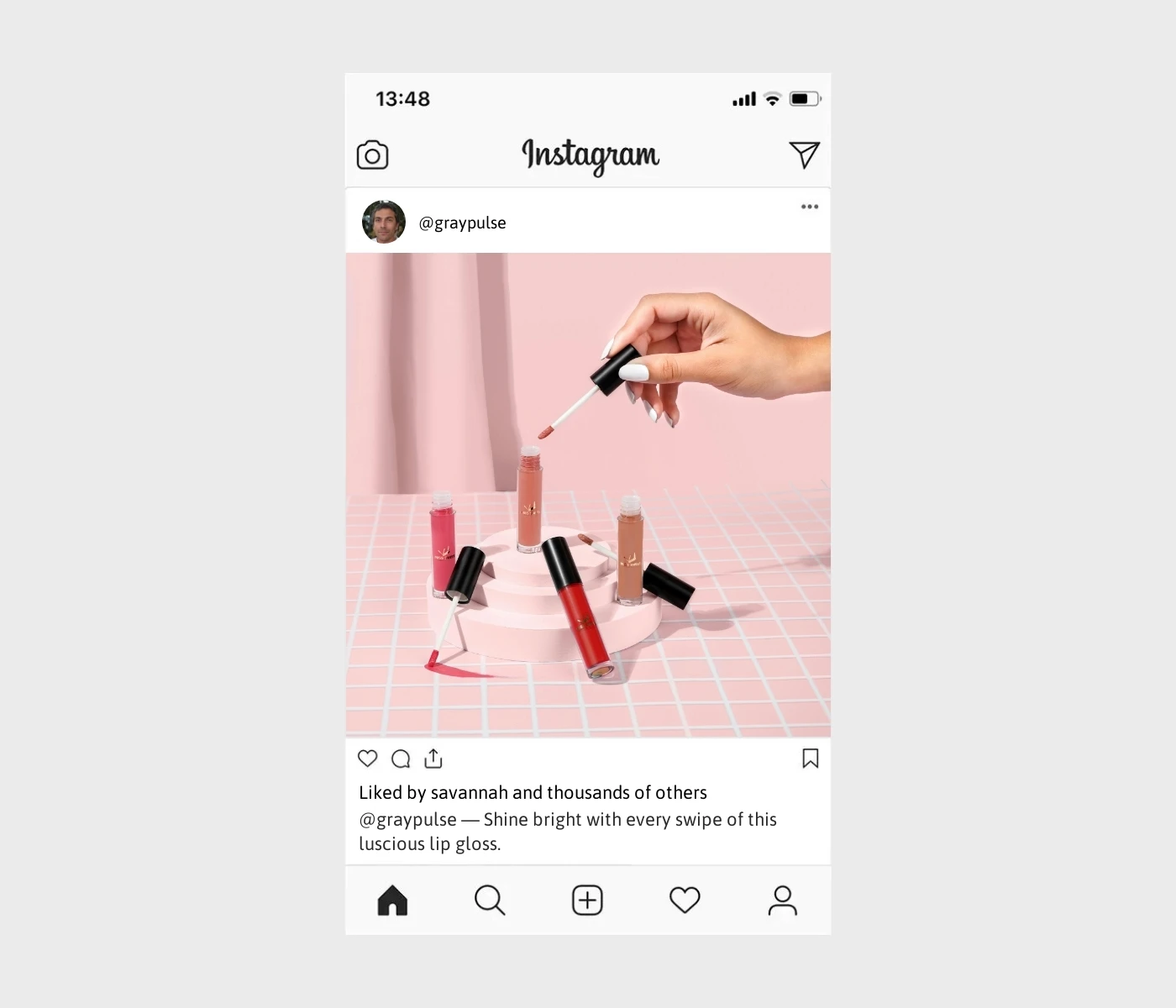 lip-gloss-captions-for-instagram