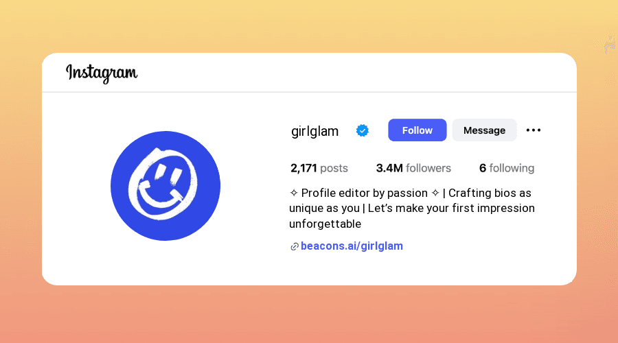 Instagram Bios for Profile Editing samples