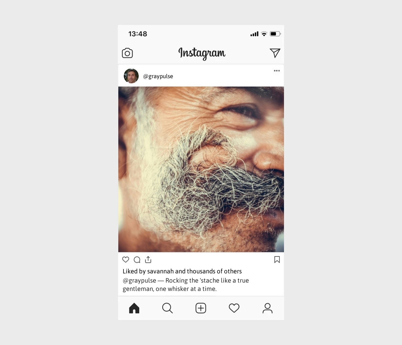 mustache-captions-for-instagram