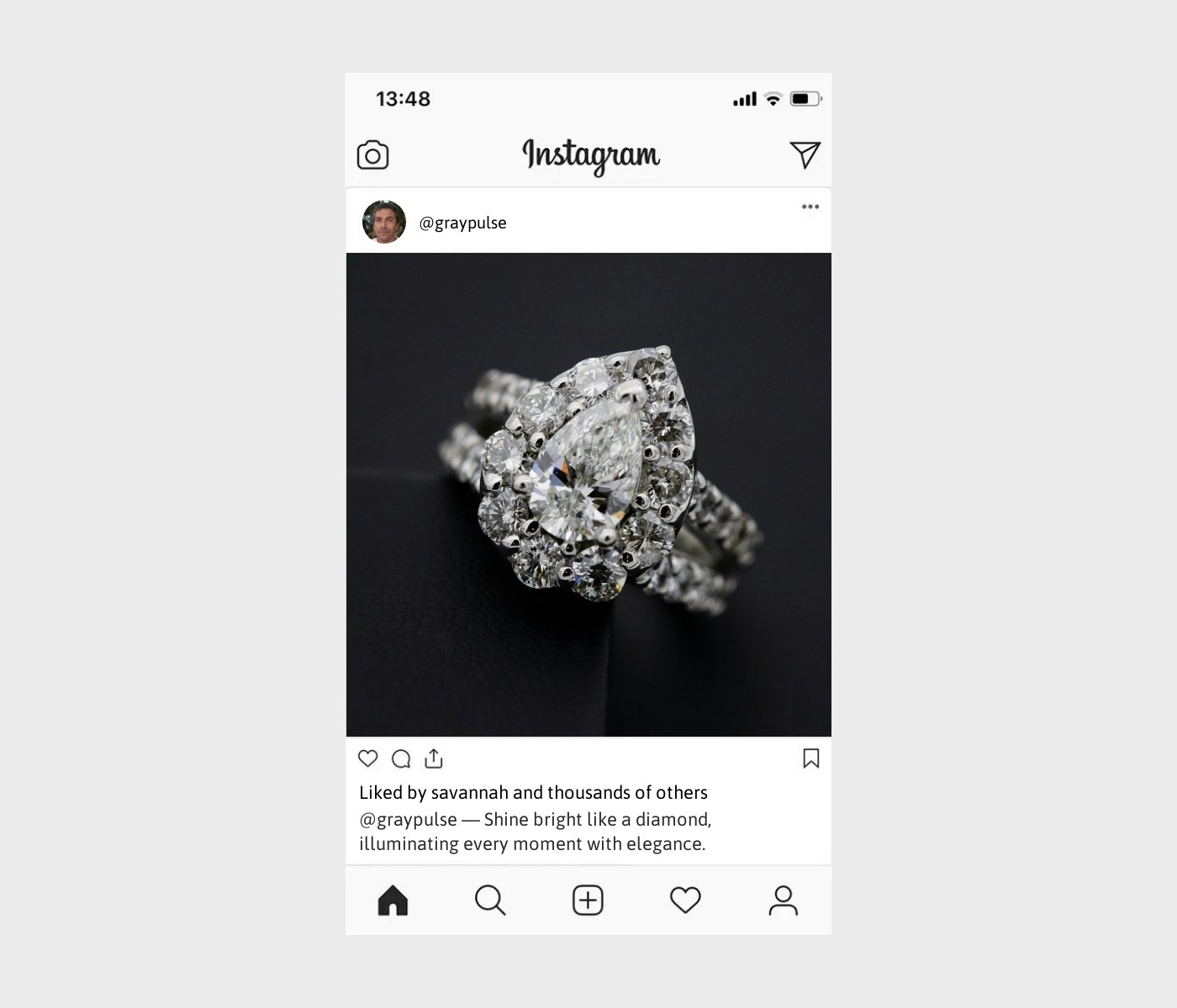 diamond-caption-for-instagram