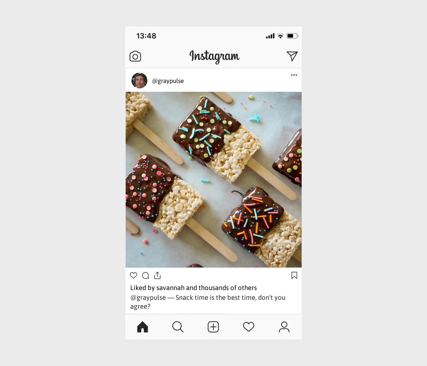 snacks-captions-for-instagram