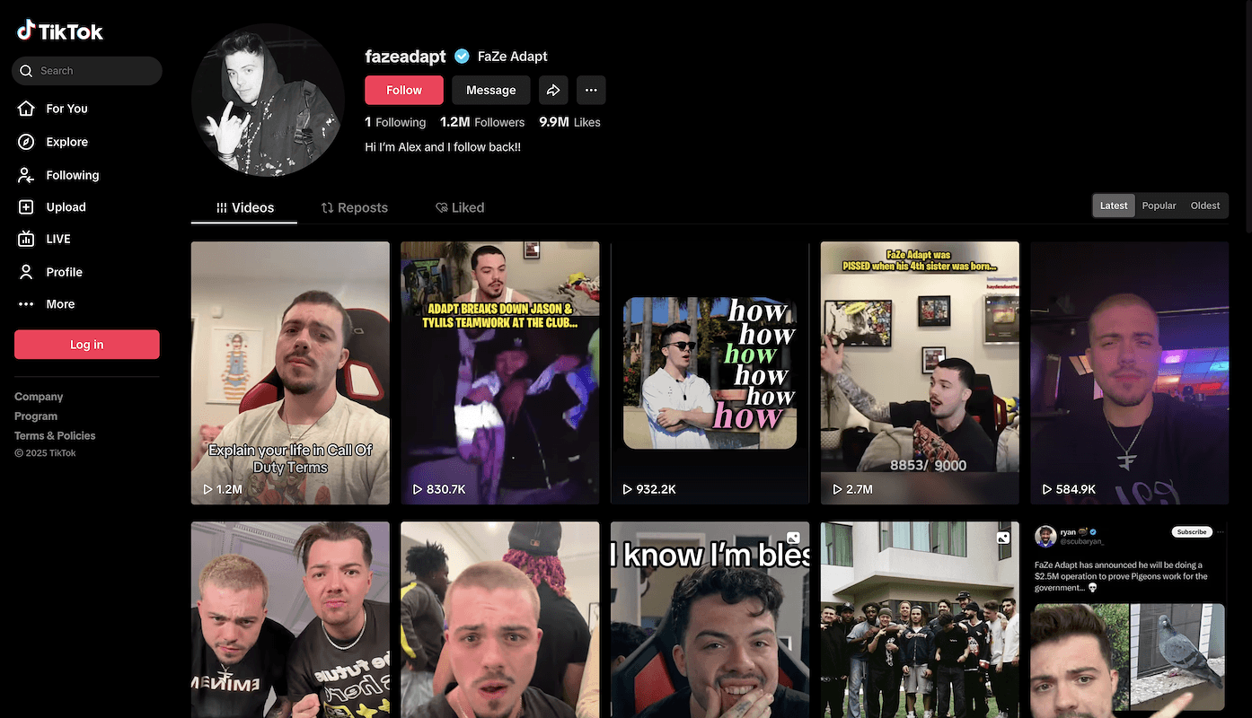 FaZe Adapt Bio: Age, Family & Facts - My Framer Site