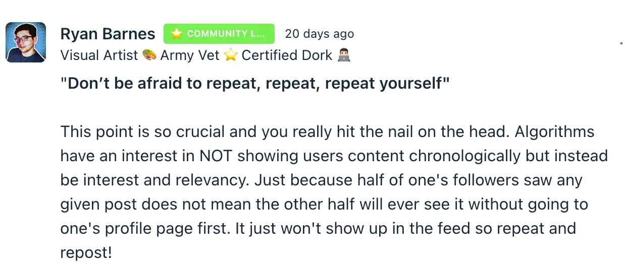 Post from Beacons Community member Ryan Barnes