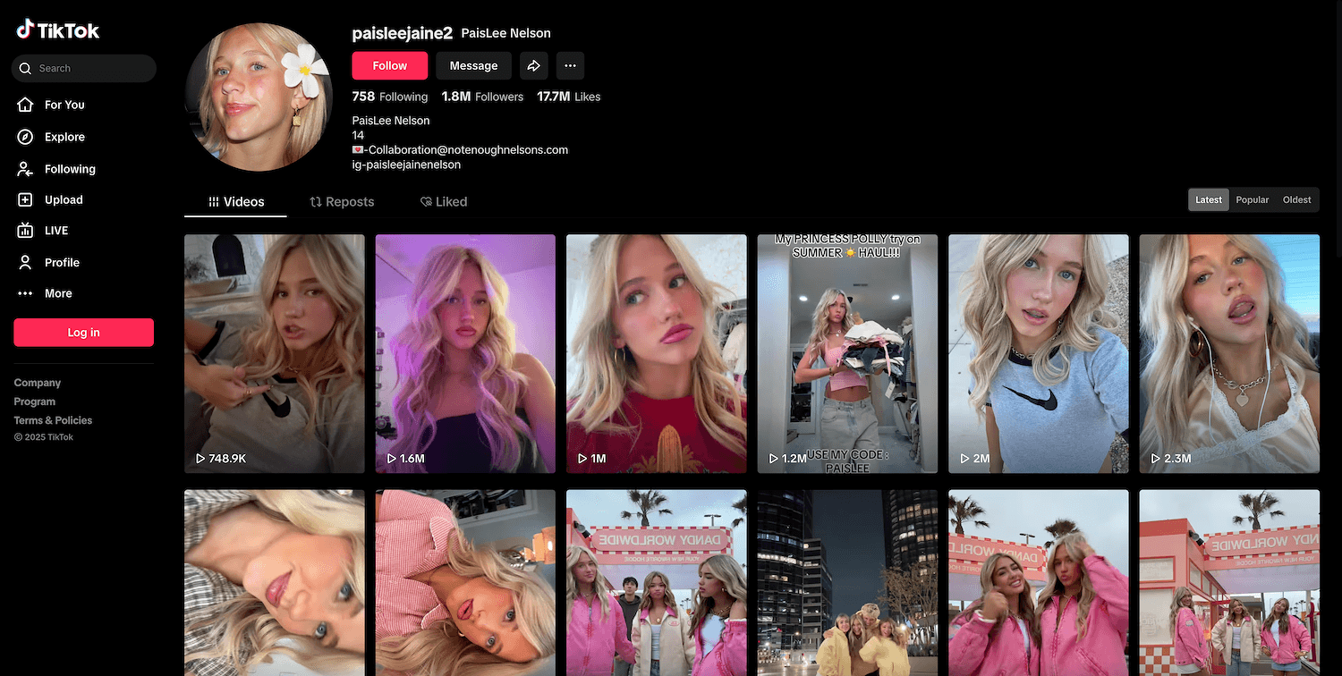 PaisLee Jaine Nelson