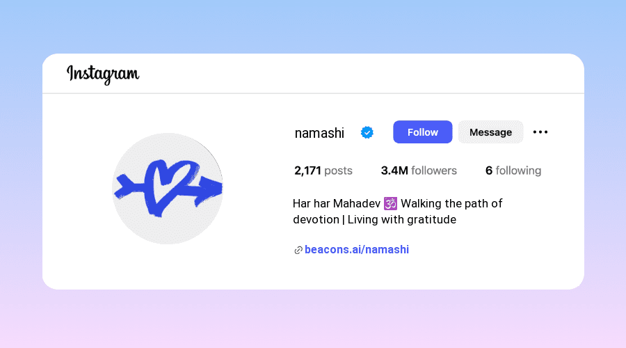 Om Namah Shivay Instagram Bios samples