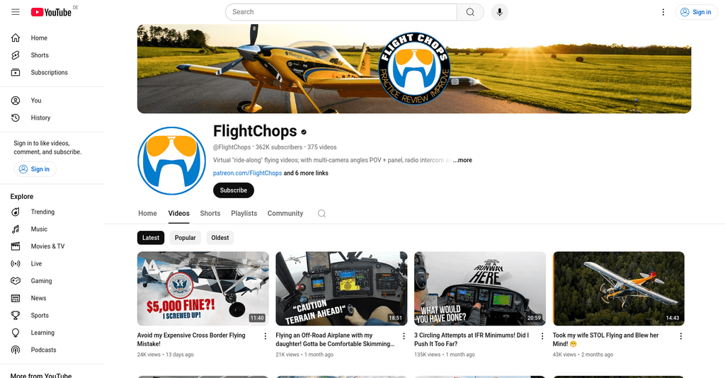 Top 10 Pilot Youtubers to Watch in 2025 - My Framer Site