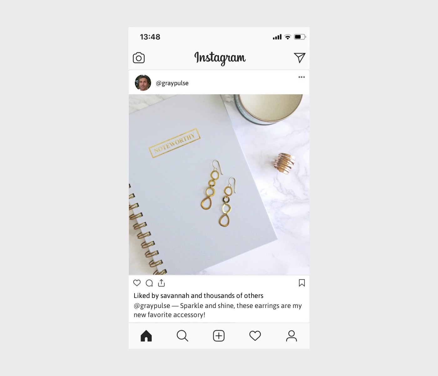 earrings-captions-for-instagram