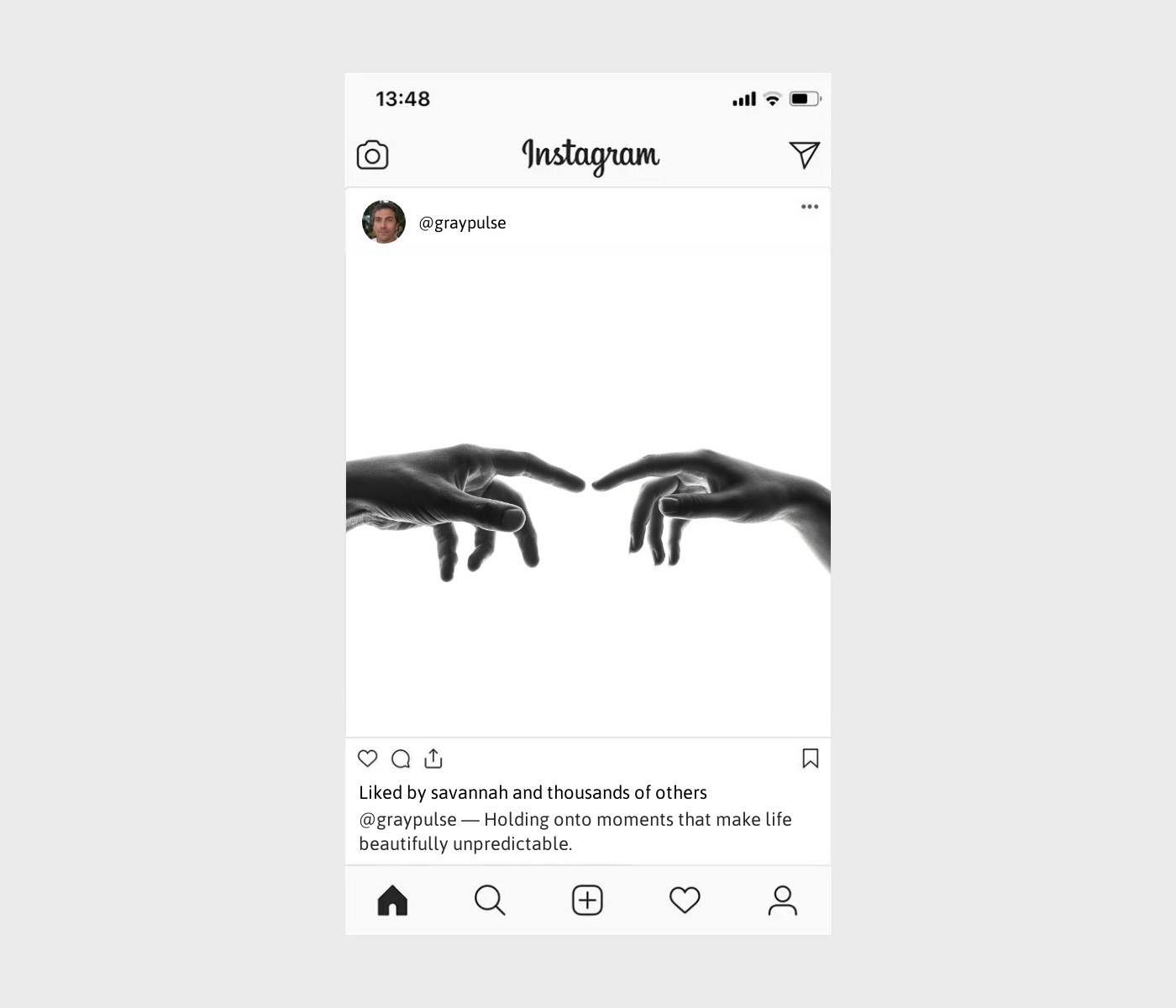 hand-captions-for-instagram