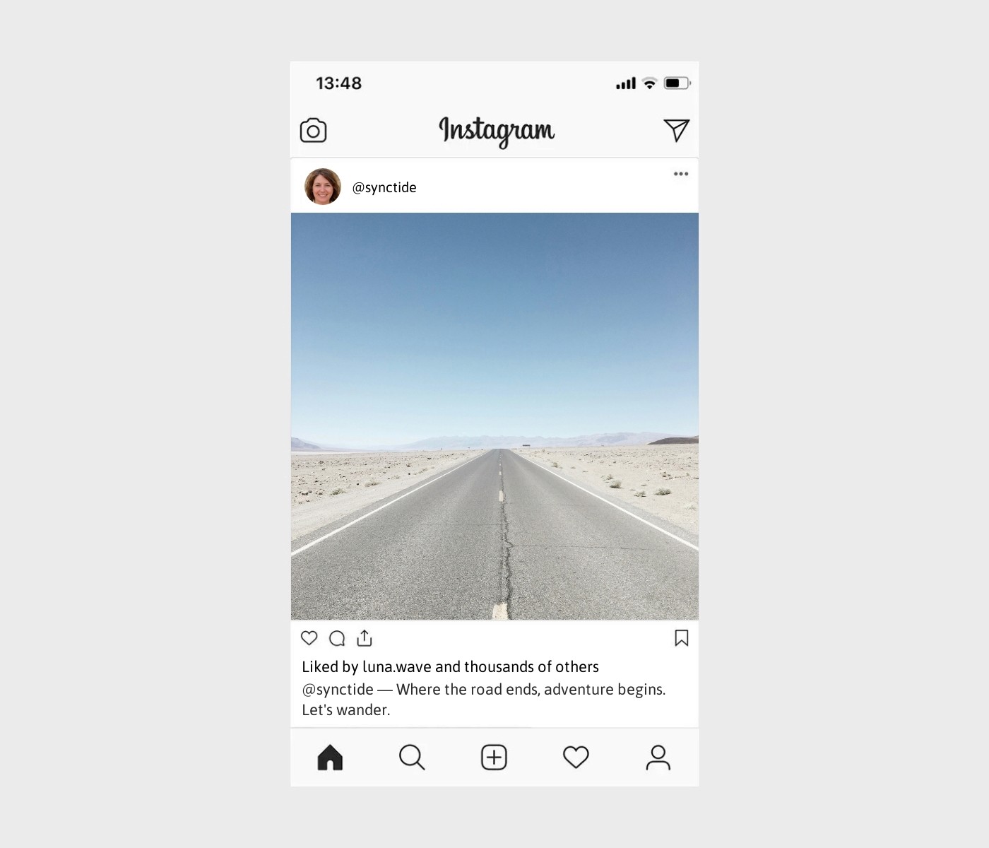 empty-road-captions-for-instagram
