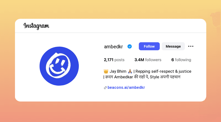 Jay Bhim Stylish Instagram Bios samples